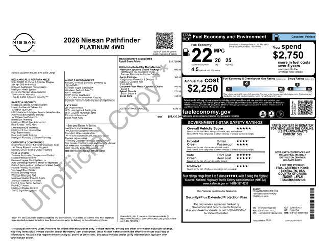 2026 NISSAN Pathfinder