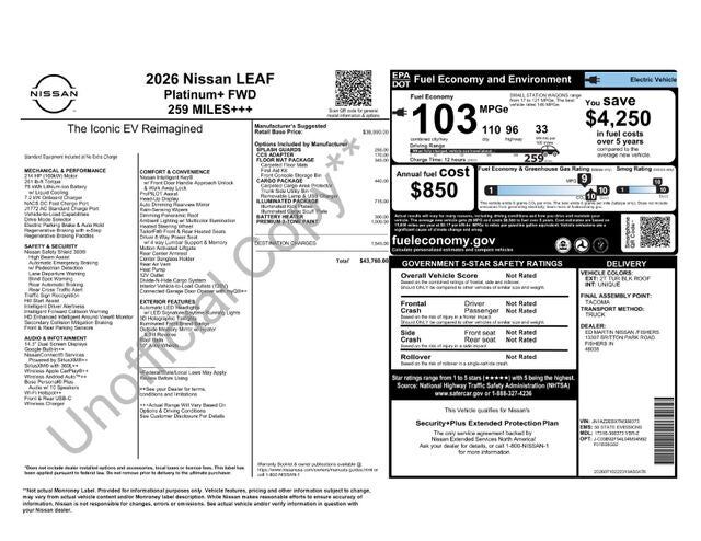 2026 NISSAN Leaf