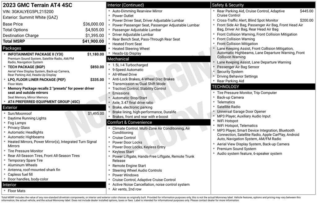 2023 GMC Terrain
