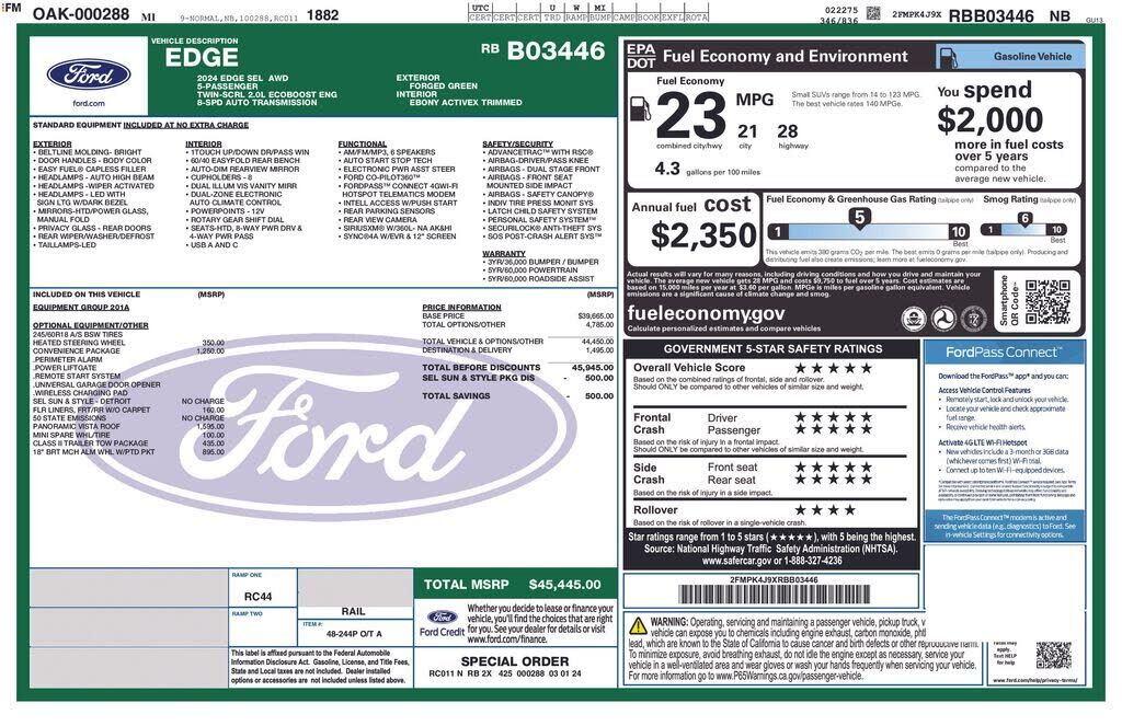 2024 FORD Edge