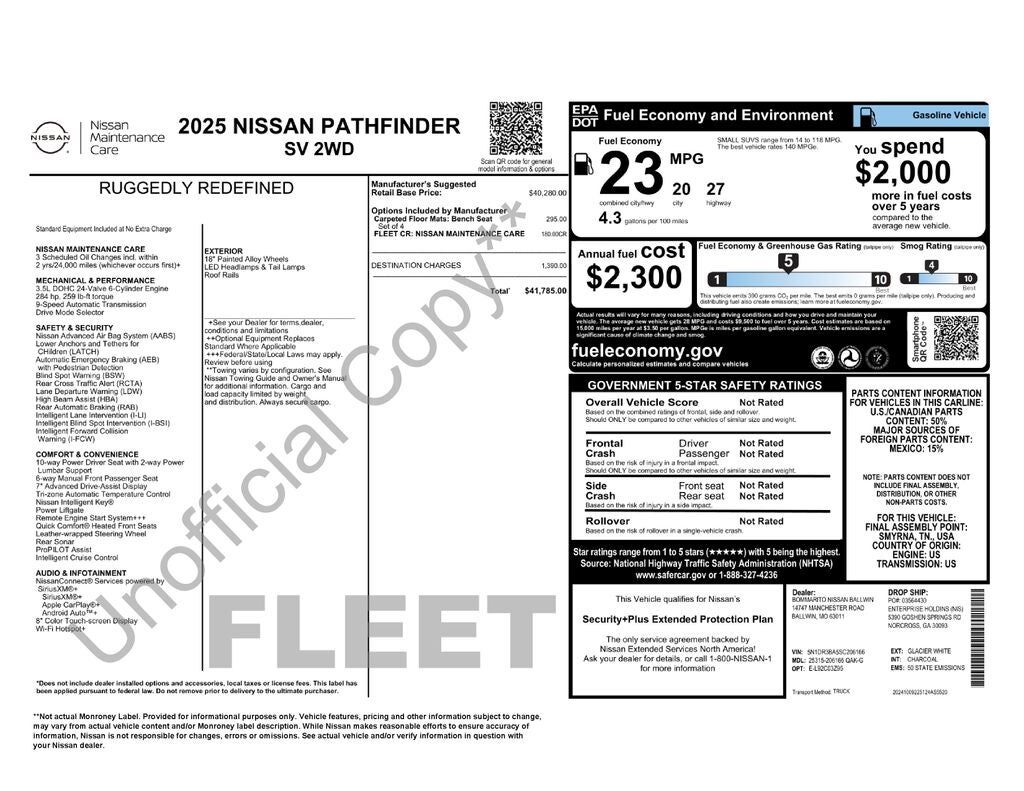 2025 NISSAN Pathfinder