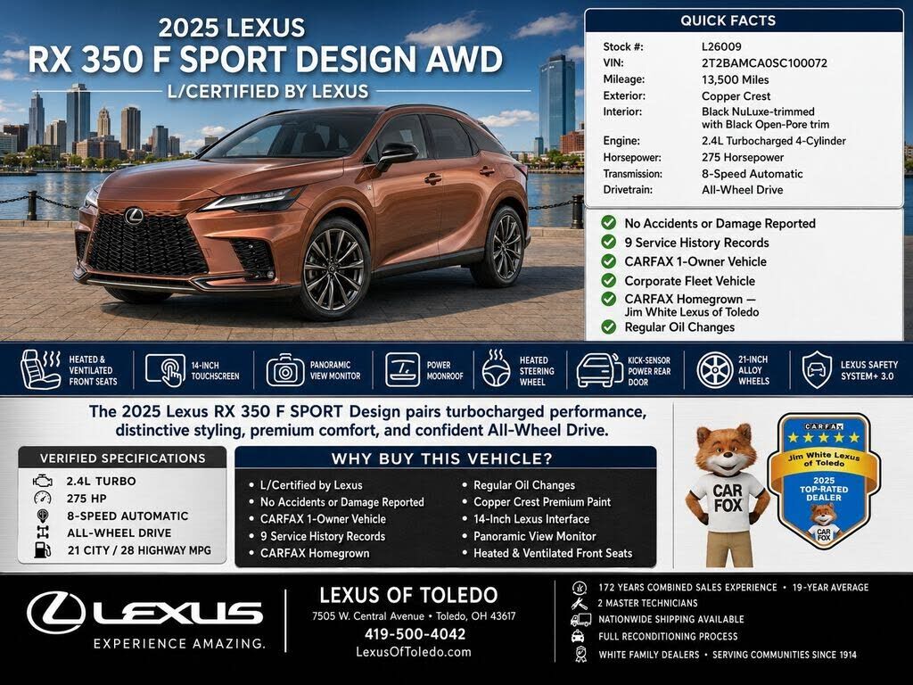 2025 LEXUS RX
