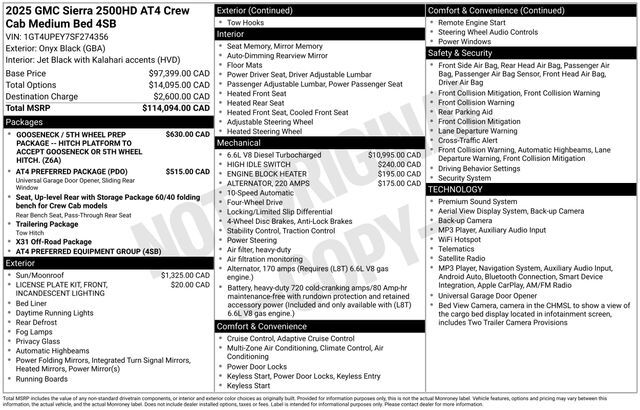 2025 GMC Sierra HD