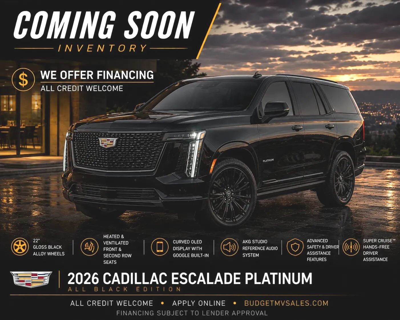 2026 CADILLAC Escalade ESV