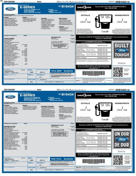 2013 FORD E-150