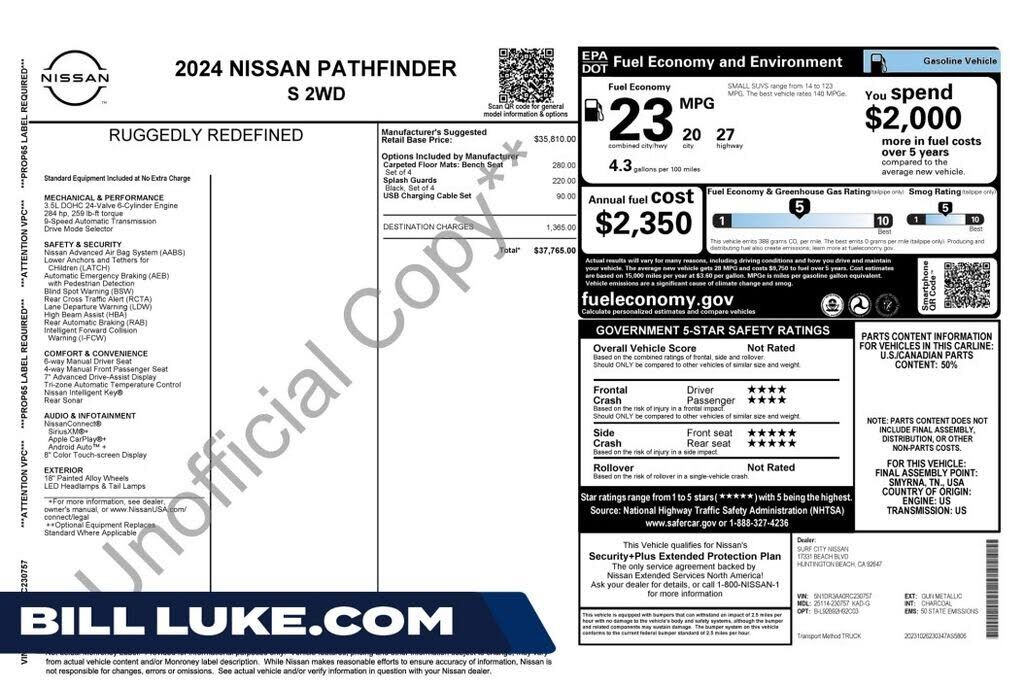 2024 NISSAN Pathfinder