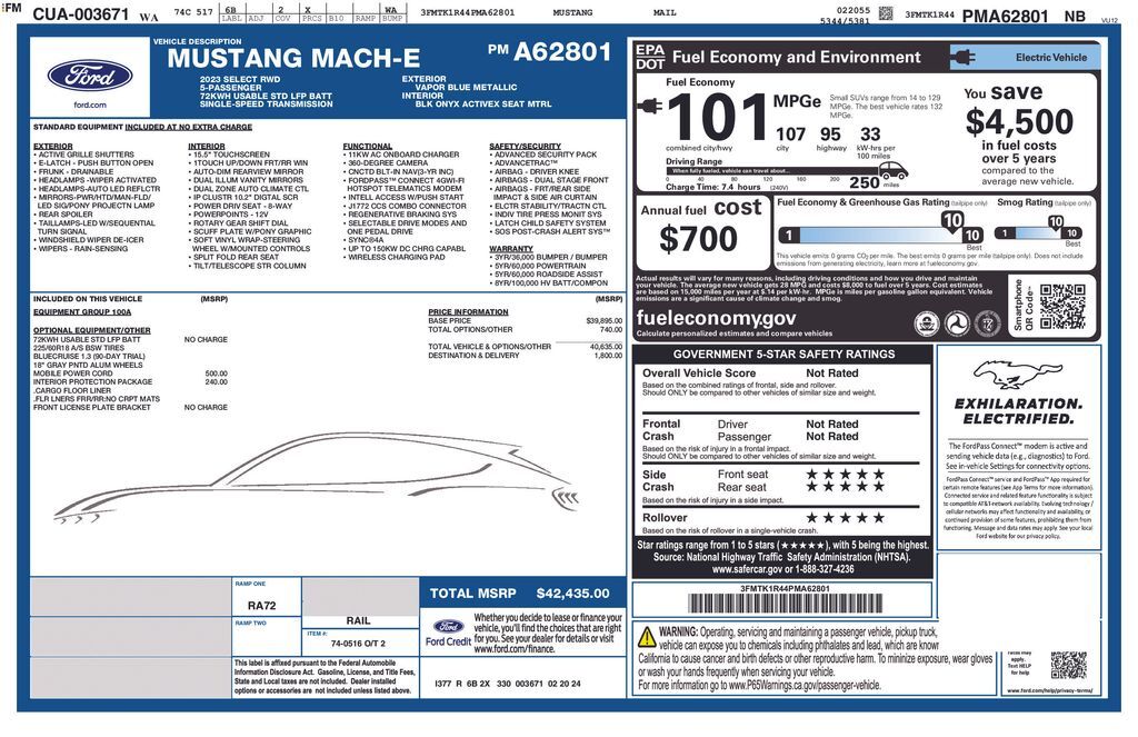 2023 FORD Mustang