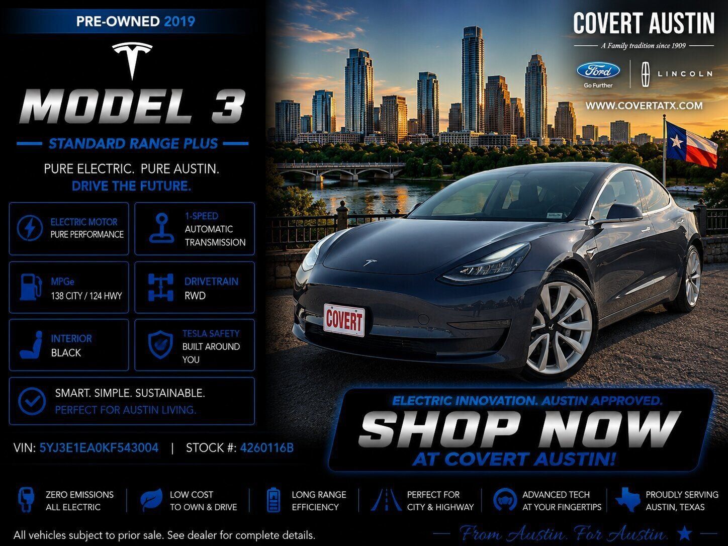 2019 TESLA Model 3