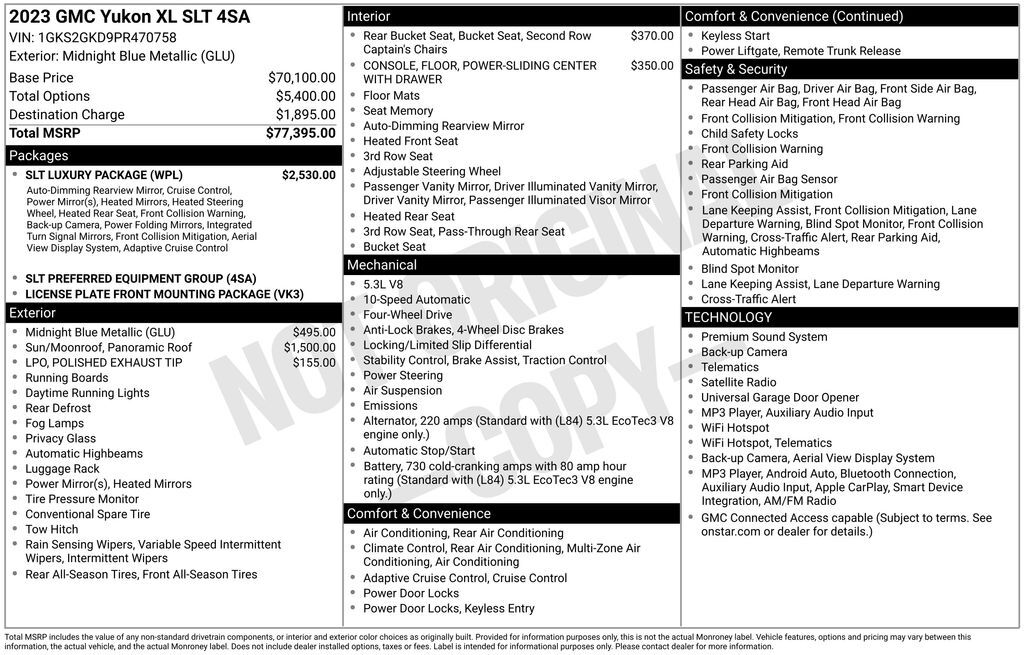 2023 GMC Yukon XL