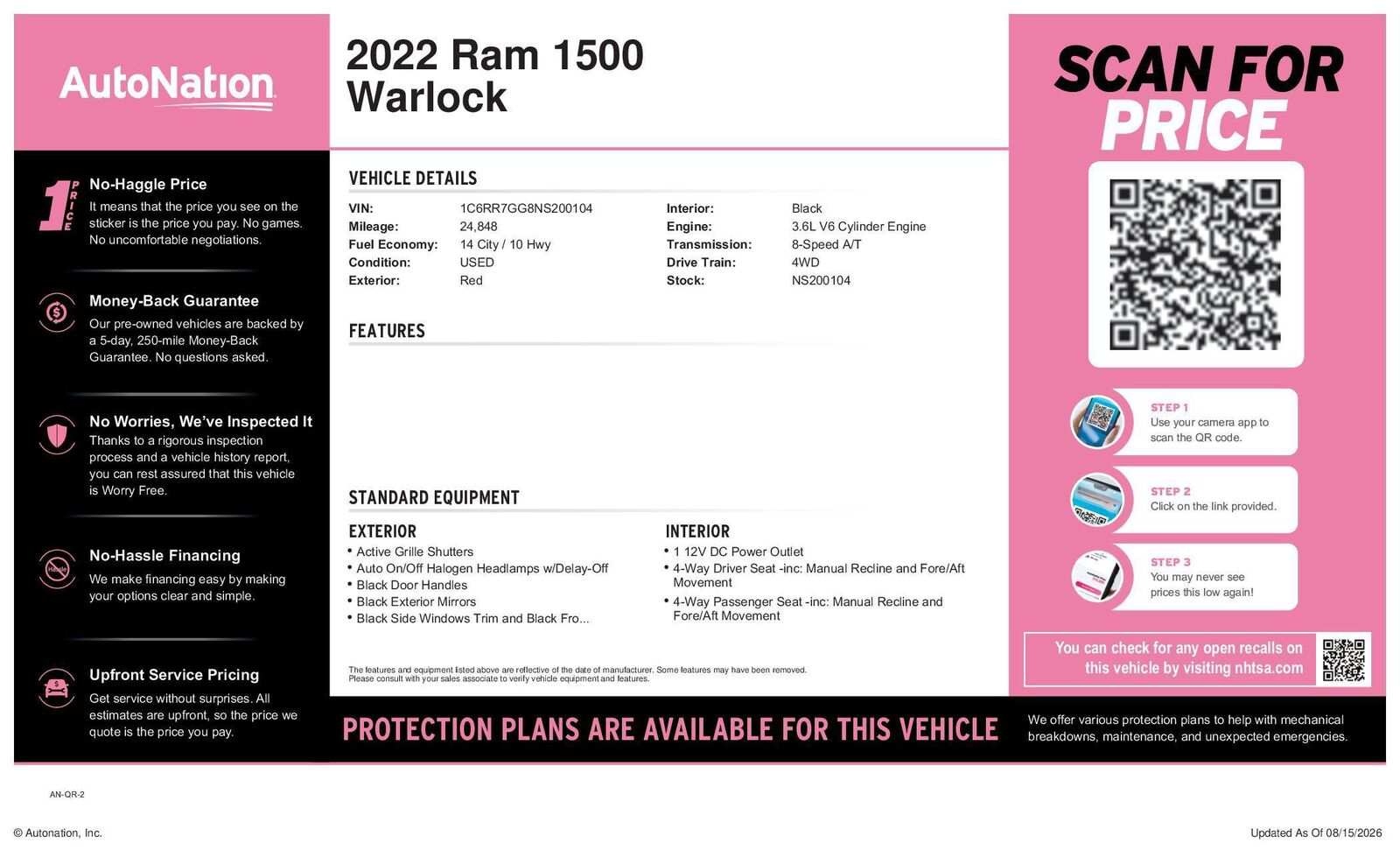 2022 RAM 1500