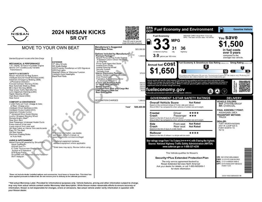 2024 NISSAN Kicks
