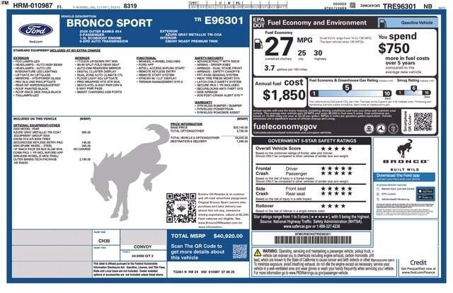 2026 FORD Bronco