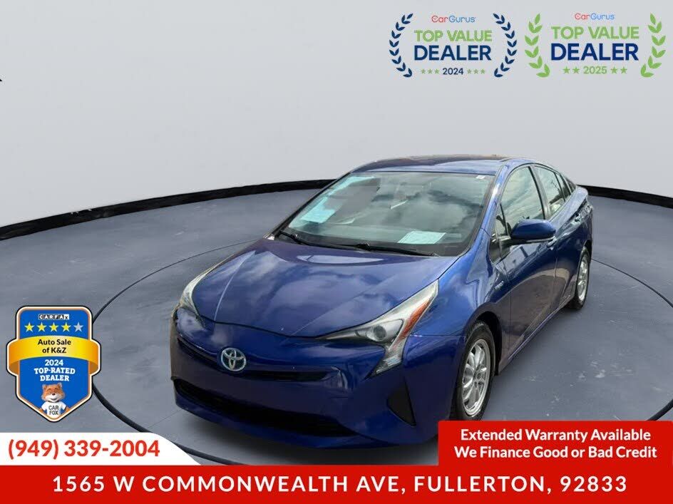 2016 TOYOTA PRIUS