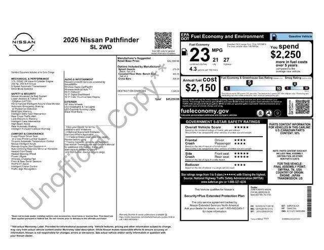 2026 NISSAN Pathfinder