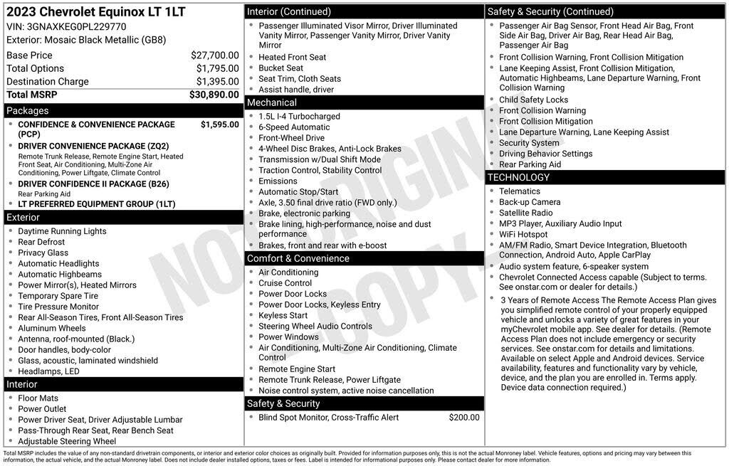2023 CHEVROLET Equinox