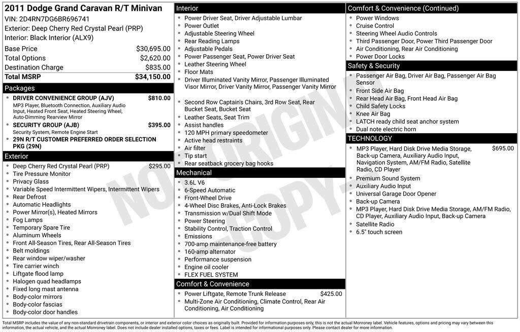 2011 DODGE Grand Caravan