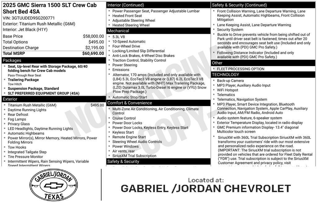 2025 GMC Sierra
