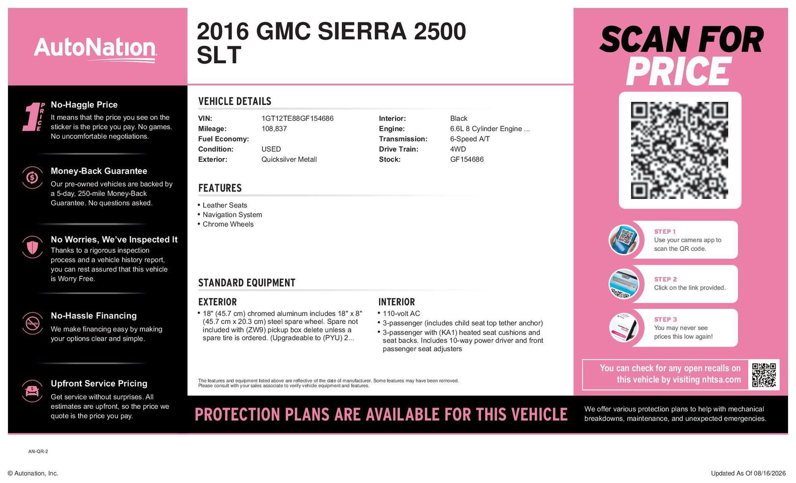 2016 GMC Sierra