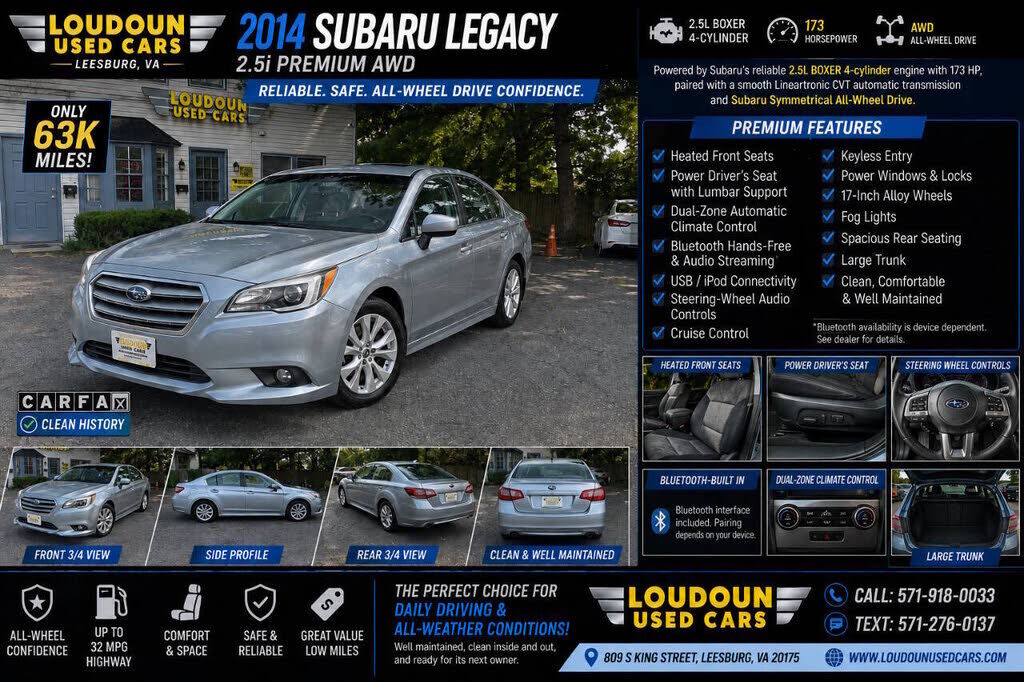 2014 SUBARU Legacy