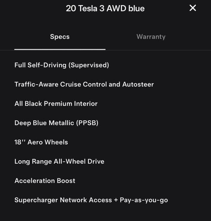 2020 TESLA Model 3