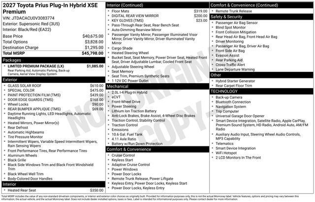 2027 TOYOTA Prius