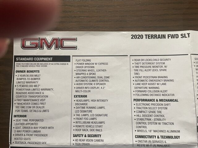 2020 GMC Terrain
