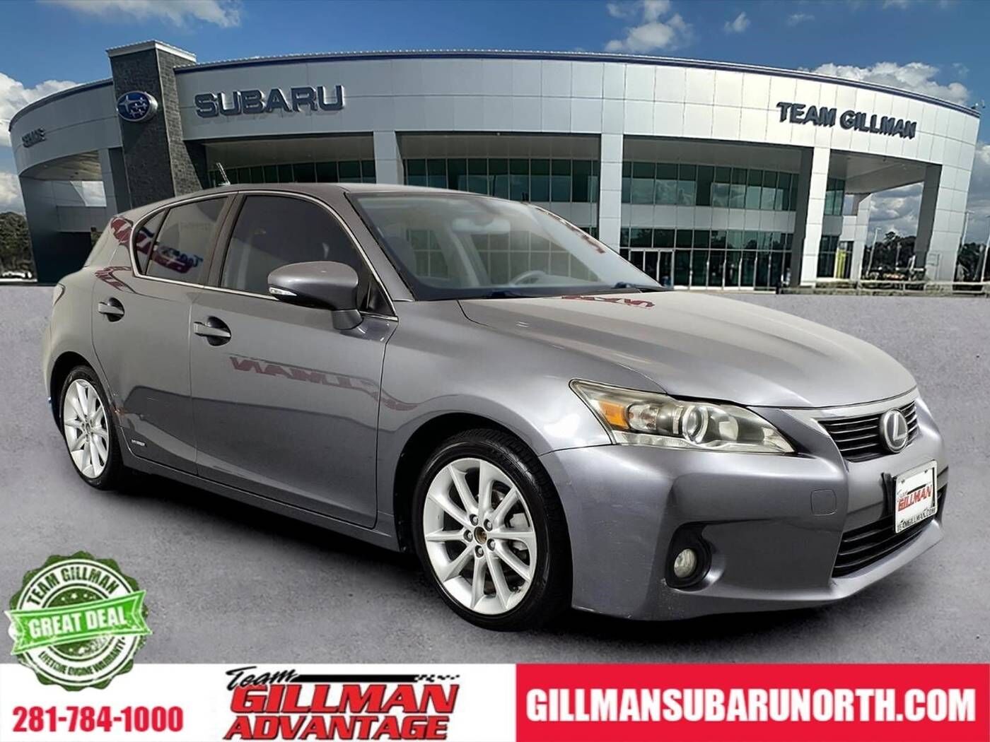 2012 LEXUS CT