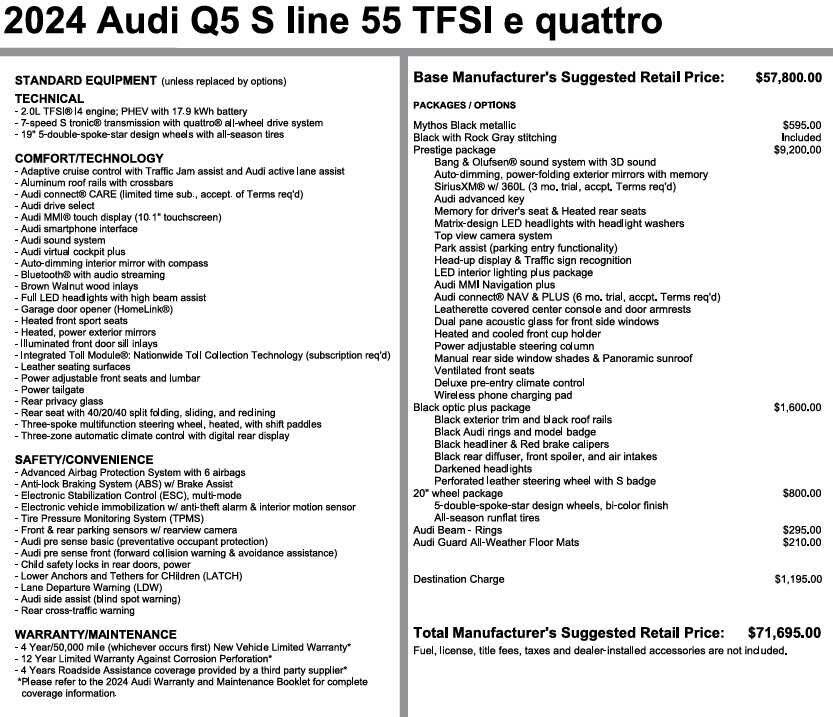 2024 Audi Q5 e