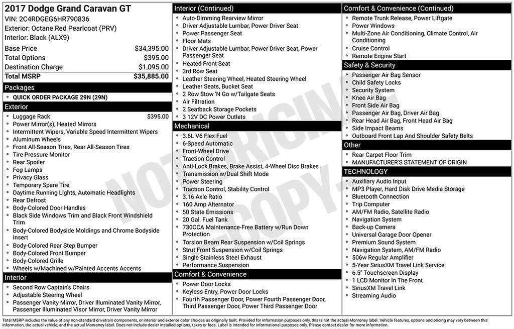 2017 DODGE Grand Caravan