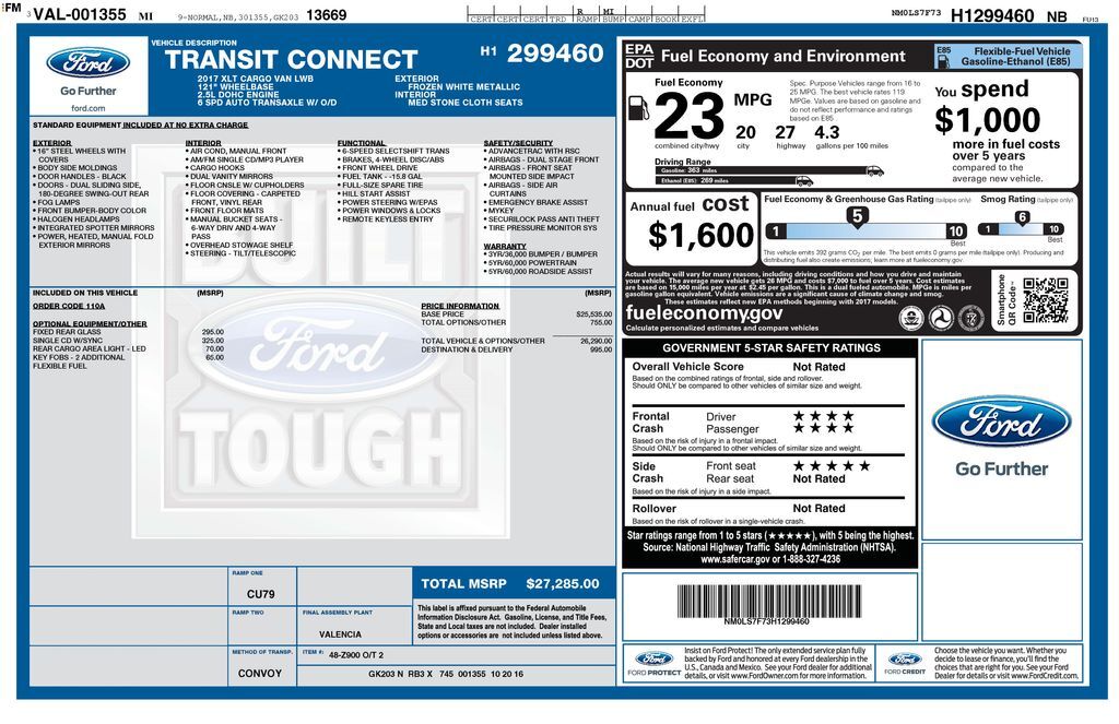2017 FORD Transit