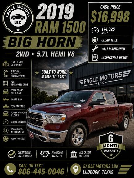 2019 RAM 1500