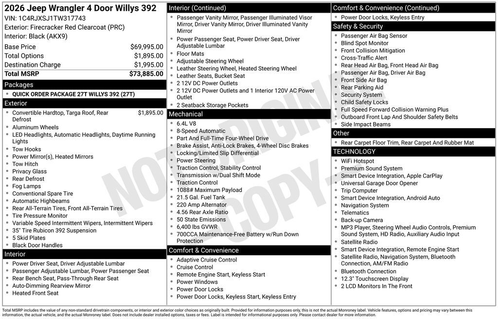2026 JEEP Wrangler
