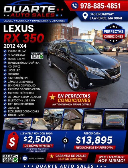 2012 LEXUS RX