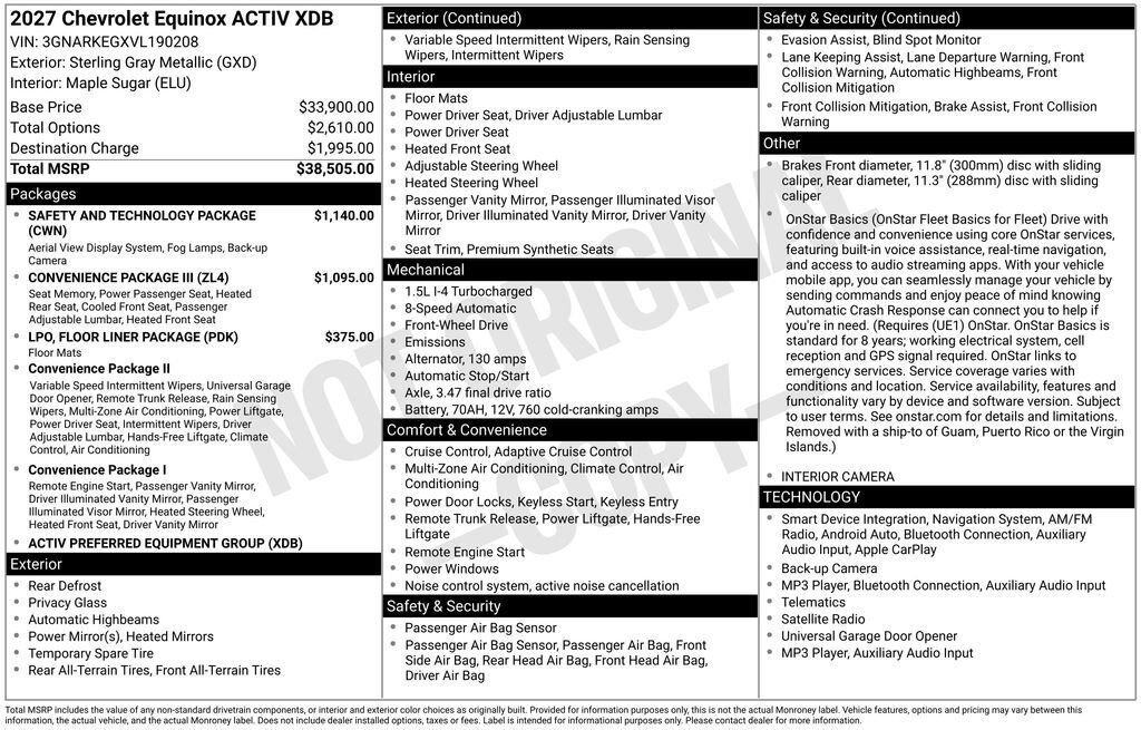 2027 CHEVROLET Equinox