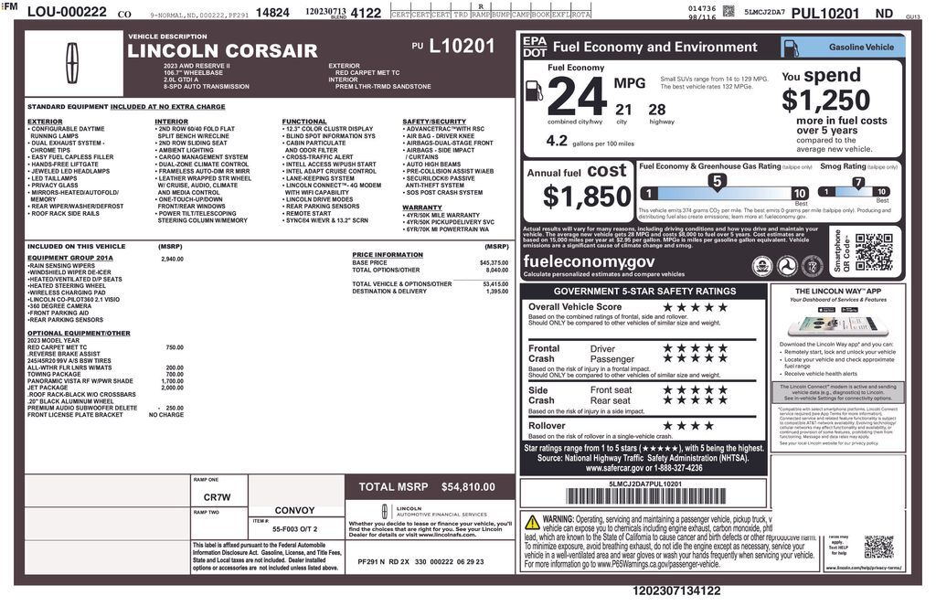 2023 LINCOLN Corsair