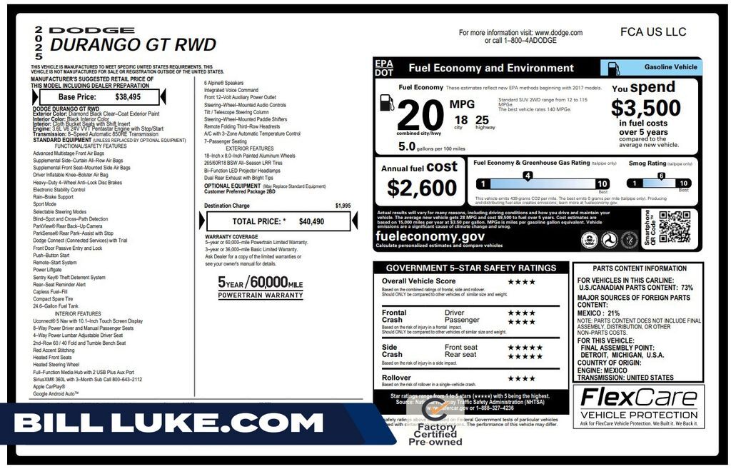 2025 DODGE Durango