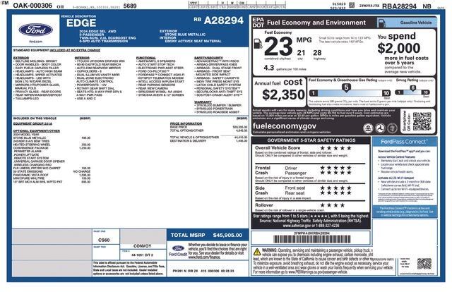 2024 FORD Edge