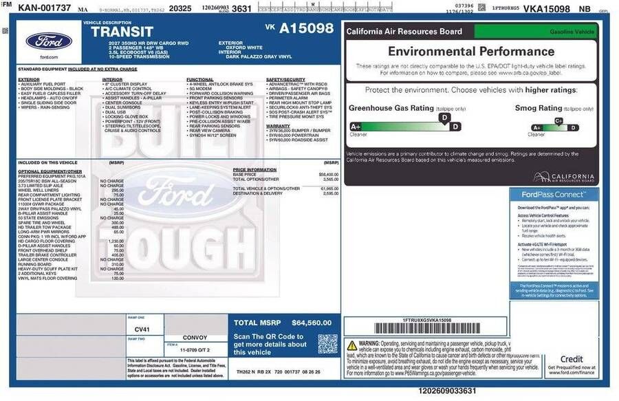 2027 FORD Transit