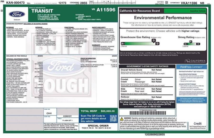 2027 FORD Transit