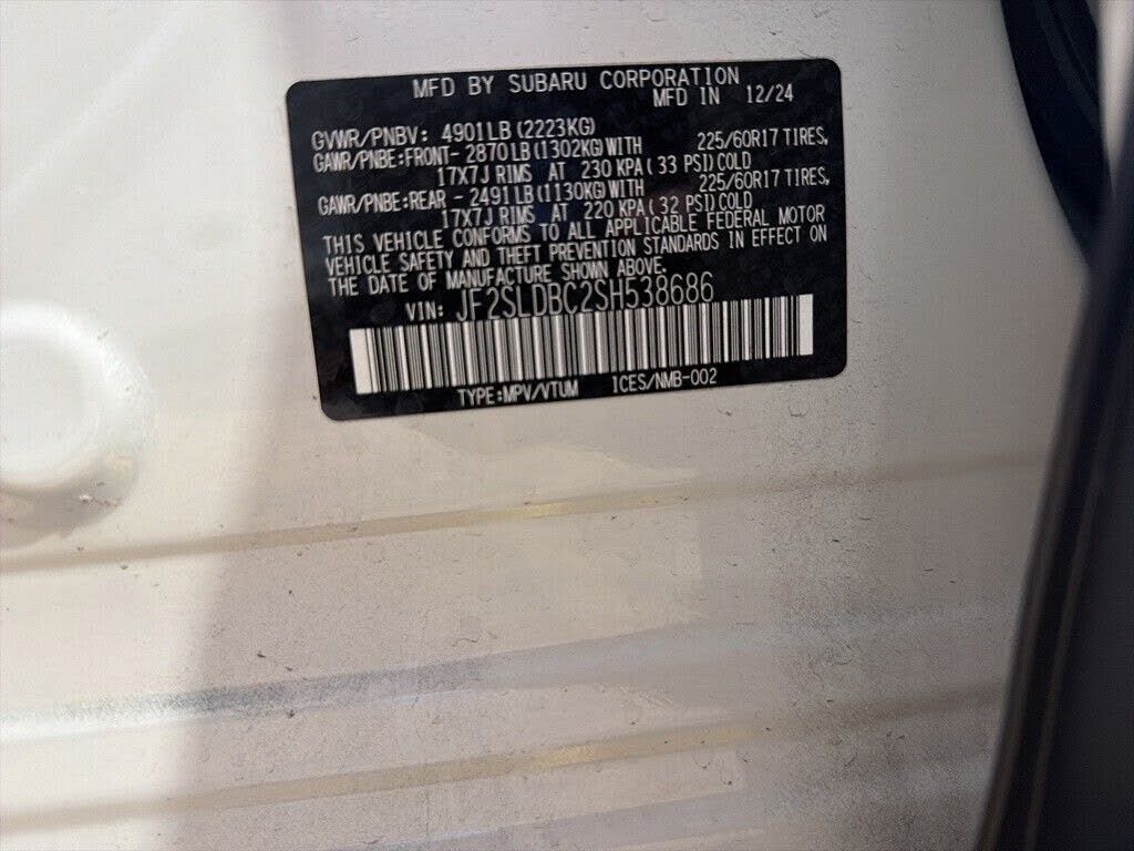 2025 SUBARU Forester