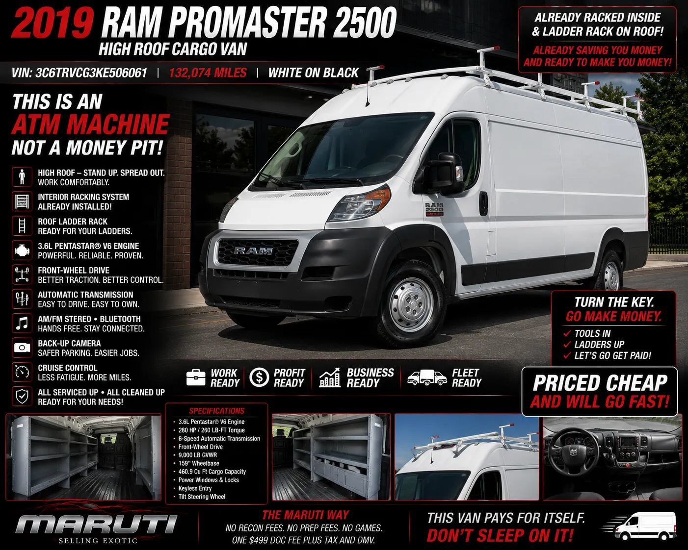 2019 RAM Promaster 2500
