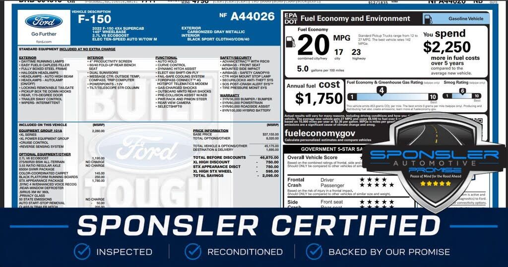 2022 FORD F-150
