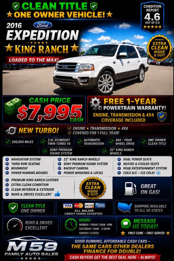 2016 FORD Expedition
