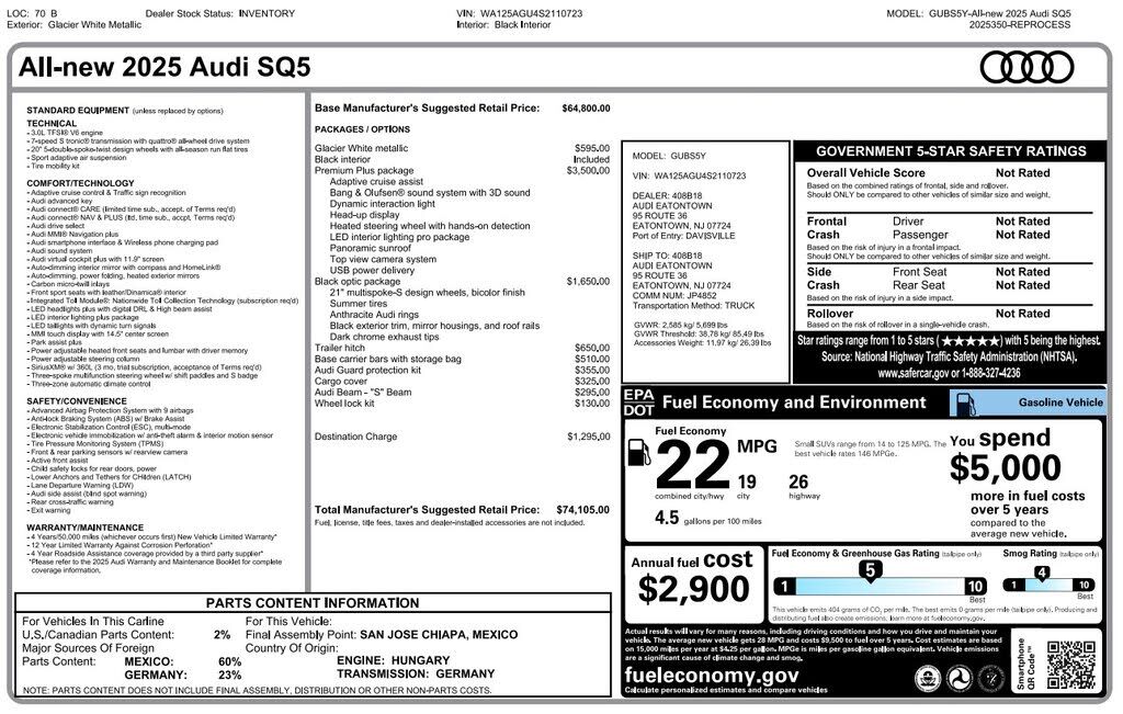 2025 Audi SQ5