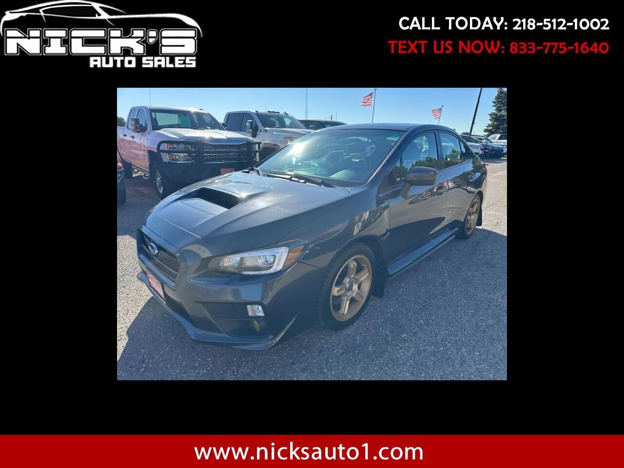 2016 SUBARU WRX