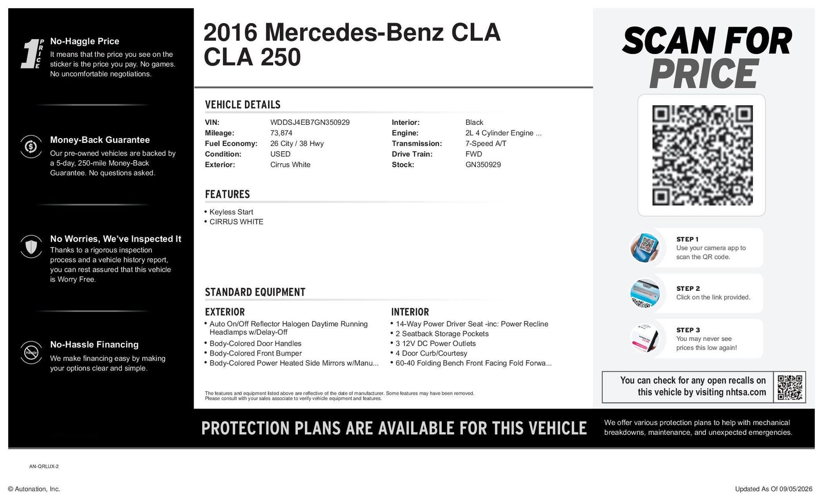 2016 Mercedes-Benz CLA-Class
