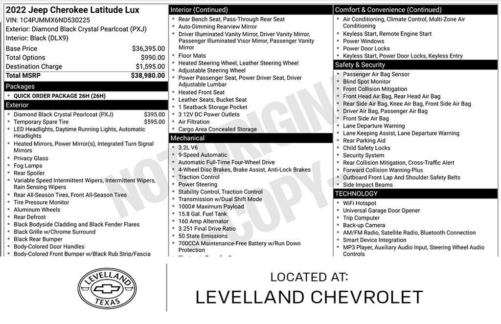 2022 JEEP Cherokee