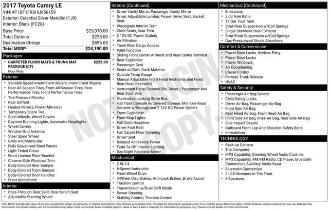 2017 TOYOTA Camry