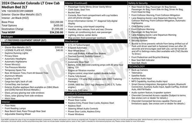 2024 CHEVROLET Colorado