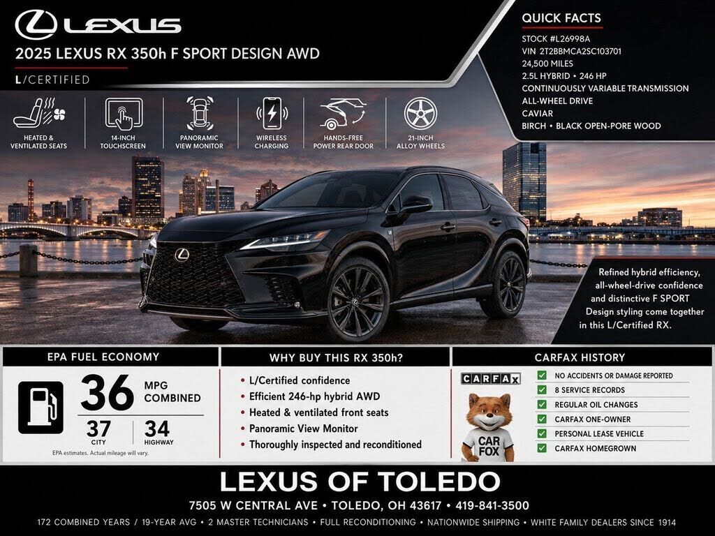 2025 LEXUS RX